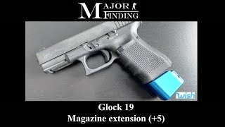 Glock 19 magazine extensions from Wish [upl. by Mikihisa757]