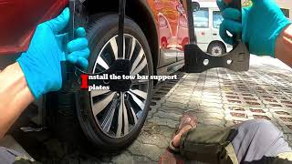 Mitsubishi Outlander 2020 Tow Hitch Installation Singapore  Westfalia TEB7AS [upl. by Ecnarretal]