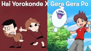 Hai Yorokonde X Gera Gera Po Mashup [upl. by Elleinet]