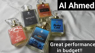 Great Projection amp Lasting  Ahmed Perfumes India  Blue thunder bidun esam cool water Arabic oud [upl. by Xineohp770]