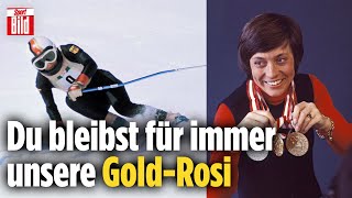 SkiLegende Rosi Mittermaier im Alter von 72 Jahren gestorben [upl. by Dorian]