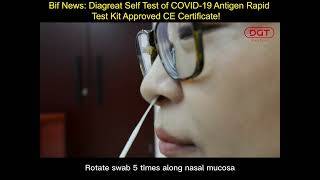 2019nCoV Antigen Test Kit Operation For Self Test [upl. by Shama]