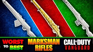 Vanguard Marksman Rifles Ranked WORST to BEST [upl. by Pegma465]