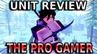 The Pro Gamer Unit Review  Anime Defenders [upl. by Rennug]