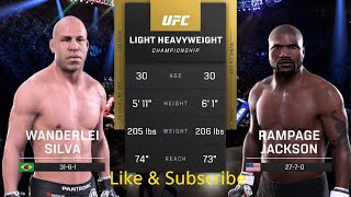 EA SPORTS UFC 5 Gameplay  Rampage Jackson Vs Wanderlei Silva  UFC 92 [upl. by Towney]