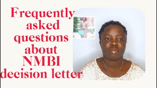 Things you should know about NMBI decision letters [upl. by Dronski785]