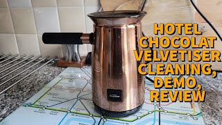 Hotel Chocolat Velvetiser Cleaning Demonstration Review Hotel Chocolat Warranty details below 👇 [upl. by Itra]