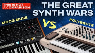 Theres NO comparison here Moog Muse vs PolyBrute 12 [upl. by Einaoj]