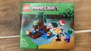 Set 21240  Lego Minecraft  The Swamp Adventure  Building [upl. by Yanttirb549]