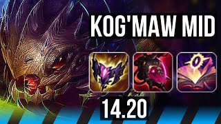 KOGMAW vs SYNDRA MID  1117 Legendary  EUW Master  1420 [upl. by Annovoj931]