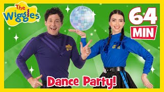 Kids Dance Party 🎉 Fun 1 Hour Dancing Extravaganza with The Wiggles🕺💃 [upl. by Ardnaet]