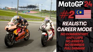 MotoGP™24 Gameplay  🇮🇩 Career Mode 2  Moto3 Honda Team Asia  Sepang MalaysianGP [upl. by Siahc136]