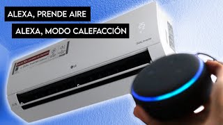 Cómo conectar aire acondicionado LG a ALEXA [upl. by Nylikcaj]