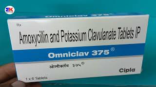 Omniclav 375 Tablet  Amoxicillin and Potassium Clavulanate Tablet  Omniclav 375mg Tablet Uses [upl. by Atiuqrehs609]