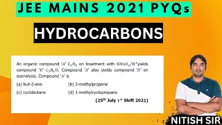 An organic compound ’A’ C4H8 on treatment with KMnO4Hyields compound ’B’ C3H6O Compound ’A’ also [upl. by Gilletta145]