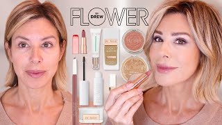 Trying Flower Beauty Products  Drew Barrymores Drugstore Makeup Line  Dominique Sachse [upl. by Aziul]