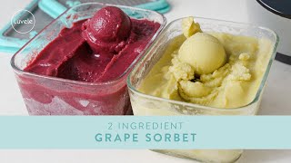 Delicious GRAPE SORBET with two ingredients [upl. by Jae]