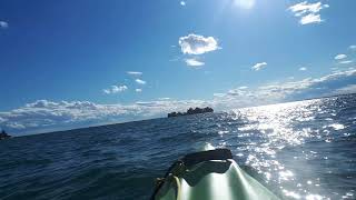 157 Beaucoup de vagues jai failli perdre mon cellulaire en kayak gonflable au Canada [upl. by Maggs582]