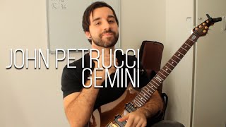 John Petrucci  Gemini Full Guitar Cover [upl. by Mcgaw242]