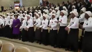 St Engenase choir live on stage with MEC of Educationsubscribe please [upl. by Notwen303]