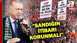 Meydanlar hınca hınç doldu Başkan Erdoğan Kocaelide konuştu CHPnin çelmelerine rağmen başardık [upl. by Biel]