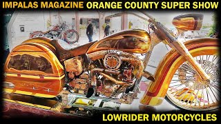 IMPALAS MAGAZINE ORANGE COUNTY SUPER SHOW LOWRIDER PAINT MOTORCYCLES [upl. by Arlee224]