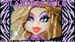 Monster High Cake Clawdeen Wolf  How to make [upl. by Howard]