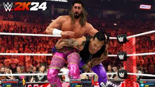 Seth quotFreakinquot Rollins vs Shinsuke Nakamura  MITB Contract Championship Full Match RAW  WWE 2K24 [upl. by Siroval]