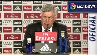 Press Conference Ancelotti after Real Madrid 31 RCD Espanyol  HD [upl. by Spark446]