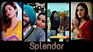 Splendor Satbir Aujla Full Screen Status  Latest Punjabi Song Status  Satbir Aujla [upl. by Hanus]