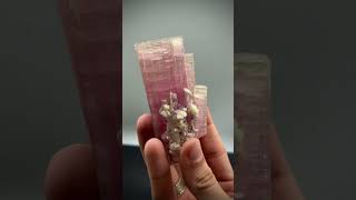 Pink Tourmaline on Lepidolite and Perfect Secondary Crystals from Afghanistan tourmaline crystals [upl. by Briggs707]