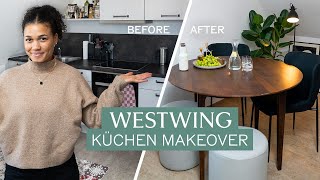 Kleine Küche einrichten amp organisieren  Tipps für ein schönes Zuhause  Makeover [upl. by Yesnyl]