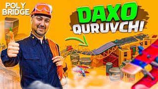 POLY BRIDGE  DAXO QURUVCHI 2  UZBEKCHA LETSPLAY [upl. by Algernon]