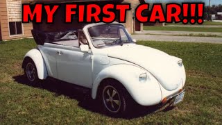 1978 VW SUPER BEETLE CONVERTIBLE CUSTOM MY FIRST CAR [upl. by Atteyram]