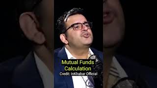 Mutual Funds Calculation finance mutualfunds financialfreedom [upl. by Ecirtac240]