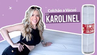 Conheça o colchão da Karolinel  Infinity a vácuo da BF Colchões [upl. by Rothwell742]