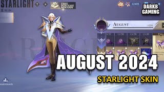 August 2024 Starlight Skin  Mobile Legends [upl. by Notselrahc]