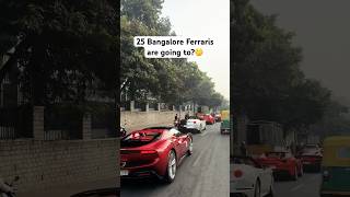 Cars worth Rs 150cr in Bangalore supercar ferrari [upl. by Ahsineg757]