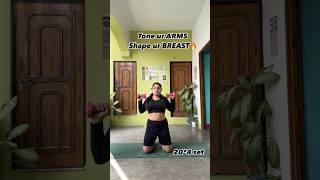 Tone ur arms and breast🔥trending exercise fitness fitnessexercise youtube shorts [upl. by Mcleod]