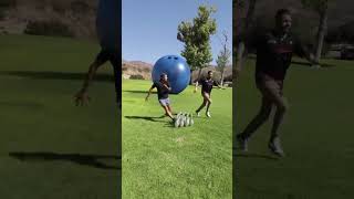 Bowling prank soccer football golf sports challenge funny fails comedyfilms [upl. by Lydia]