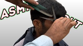 ASMR Hair Cutting With Barber ASMR [upl. by Yahiya169]