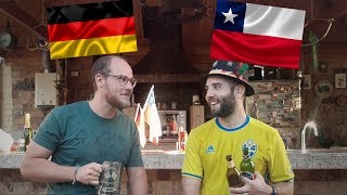 ALEMAN PROBANDO CERVEZAS CHILENAS 🇩🇪🍺🇨🇱entrevista y uterbraten [upl. by Haelem909]