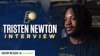 Indiana Pacers PreDraft Workouts Tristen Newton 1on1 Interview June 18 2024 [upl. by Annadiana259]