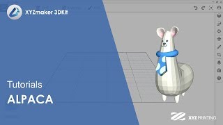 XYZmaker 3DKit Tutorials l 3D Alpaca [upl. by Seroled144]