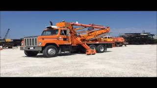 1983 International F2574 bridge inspection and bucket truck  noreserve auction July 28 2016 [upl. by Trude]