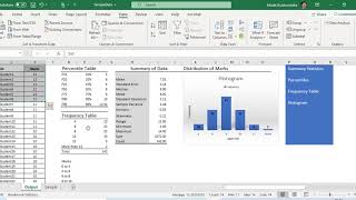 Statistics in Excel Tutorial 11 Descriptive Statistics using Microsoft Excel [upl. by Gusti]