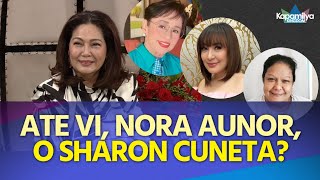 Maricel Soriano pinapili kung sino kina Ate Vi Nora at Sharon ang nais niyang makasama sa trabaho [upl. by Zendah]