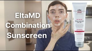 SUNSCREEN REVIEW EltaMD UV Facial Broad Spectrum SPF 30  Skincare Research [upl. by Nahtannoj180]