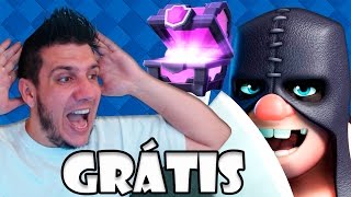 BAÚ MAGICO GRÁTIS E MUITO BOM  Clash Royale [upl. by Katzen]