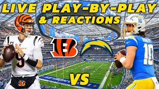 Cincinnati Bengals vs Los Angeles Chargers  Live PlayByPlay amp Reactions [upl. by Fredek937]